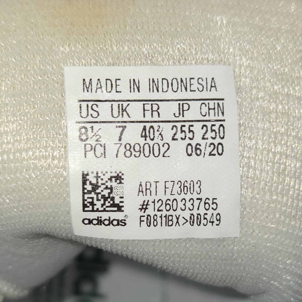 Adidas High-Top Sneakers - White, Red, and Green - Picture 3 of 5